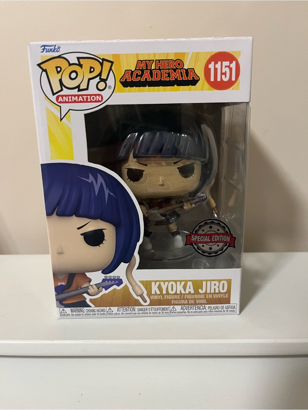 Funko Pop! Animation Kyoka Jiro Vinyl Figure - Purple Hair Special Edition